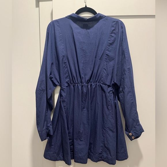 Free People Button Down TShirt Dress - Picture 5 of 6